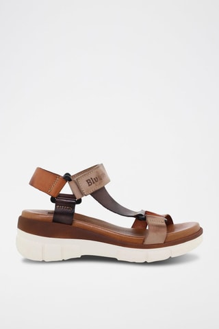 Sandales en cuir  Blusandal - Marron