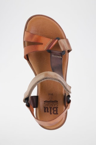 Sandales en cuir  Blusandal - Marron
