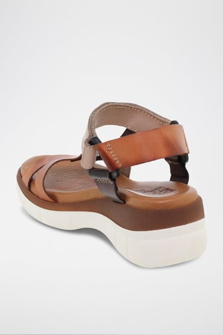 Sandales en cuir  Blusandal - Marron