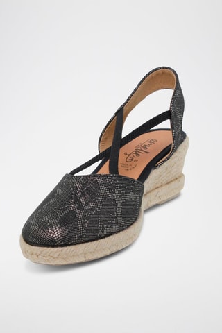Espadrilles compensées  Amelie - Noir