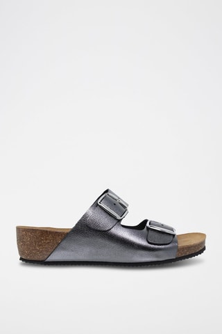 Mules en cuir  Blusandal - Gris