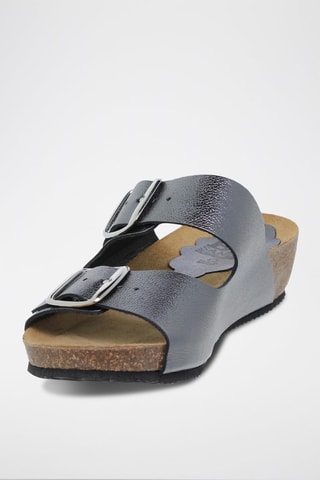 Mules en cuir  Blusandal - Gris