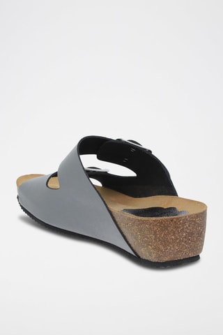 Mules en cuir  Blusandal - Gris
