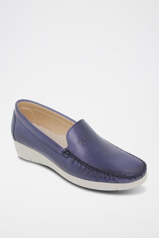 Mocassins en cuir  Blusandal - Bleu