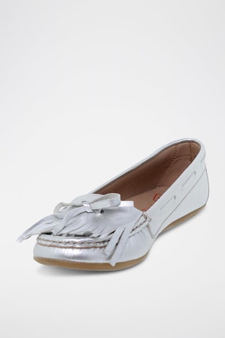 Mocassins en cuir  Blusandal - Argenté