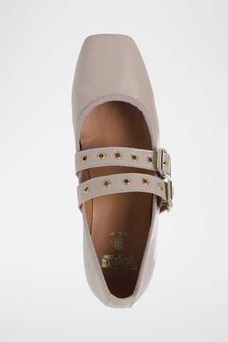 Babies en cuir verni - Beige