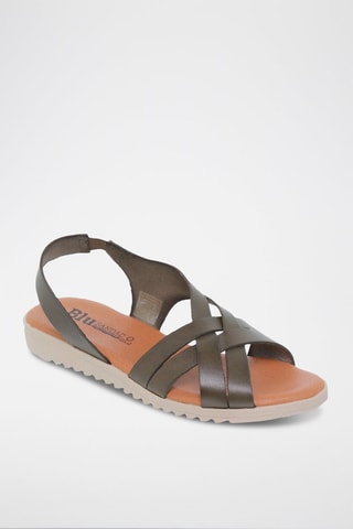 Sandales en cuir  Blusandal - Vert