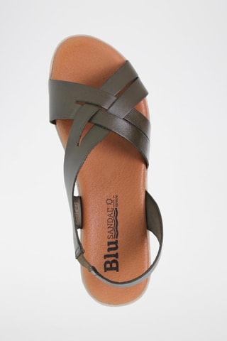 Sandales en cuir  Blusandal - Vert