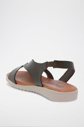 Sandales en cuir  Blusandal - Vert