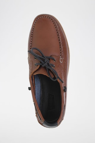 Chaussures bateau en cuir  Blusandal - Marron