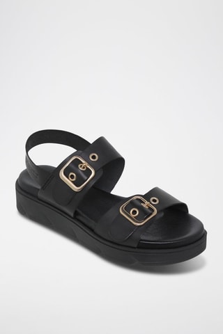 Sandales en cuir  Blusandal - Noir