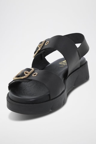 Sandales en cuir  Blusandal - Noir