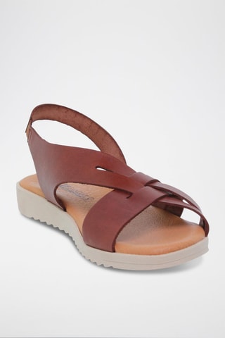 Sandales en cuir  Blusandal - Marron