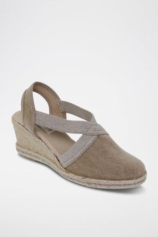 Espadrilles compensées  Blusandal - Beige