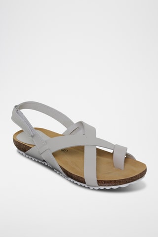 Sandales en nubuck - Blanc