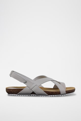 Sandales en nubuck - Blanc