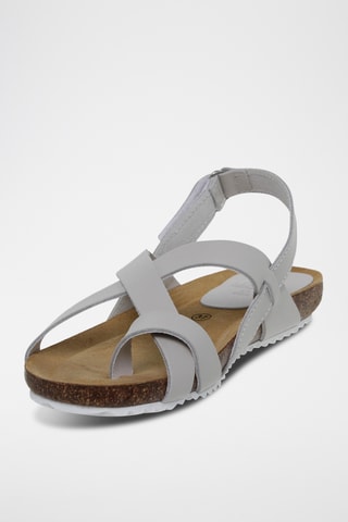 Sandales en nubuck - Blanc
