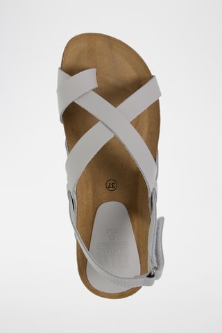 Sandales en nubuck - Blanc