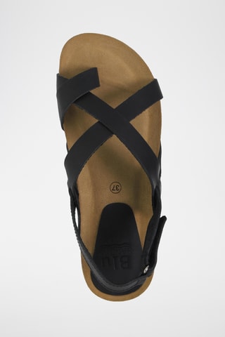 Sandales en nubuck - Noir