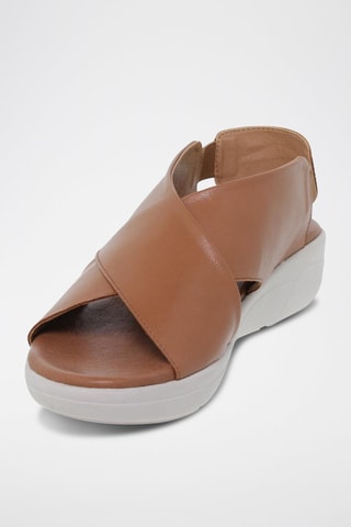Sandales en cuir  Blusandal - Marron