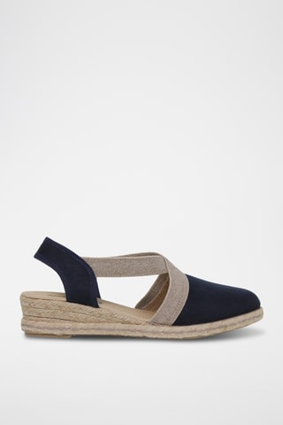 Espadrilles compensées - Bleu marine