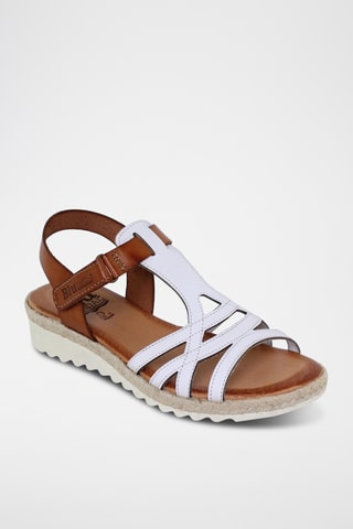 Sandales en cuir - Blanc