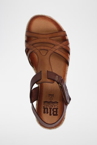 Sandales en cuir - Marron