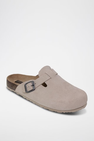 Sabots en nubuck - Beige