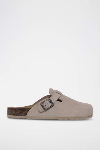 Sabots en nubuck - Beige