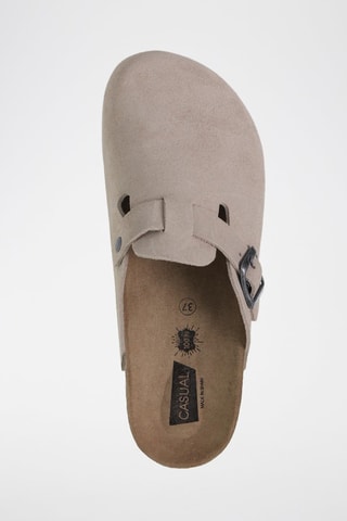 Sabots en nubuck - Beige