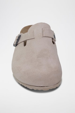 Sabots en nubuck - Beige