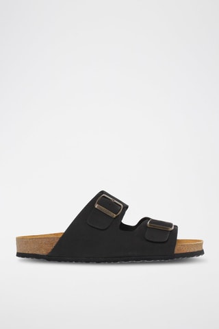 Mules en cuir  Blusandal - Noir