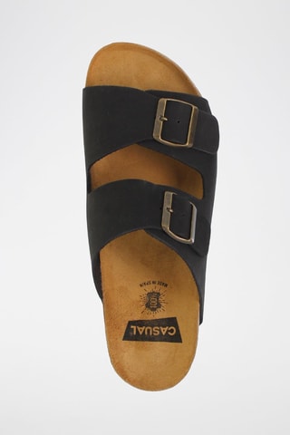 Mules en cuir  Blusandal - Noir