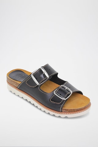 Sandales en cuir  Blusandal - Noir