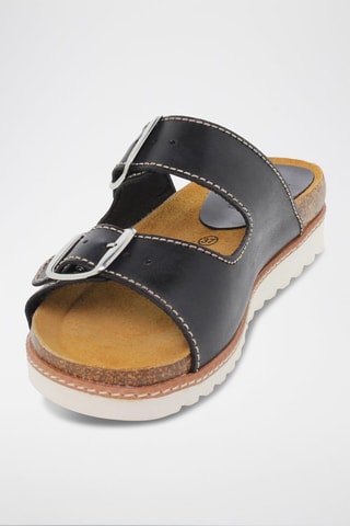 Sandales en cuir  Blusandal - Noir