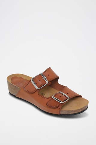 Mules en cuir  Blusandal - Marron