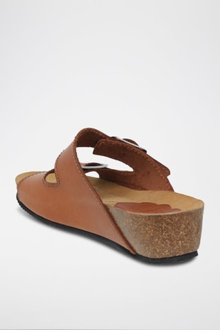Mules en cuir  Blusandal - Marron