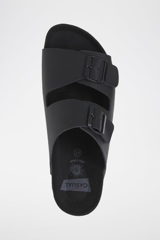 Mules en cuir  Casual - Noir