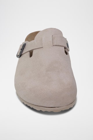Sabots en nubuck - Beige