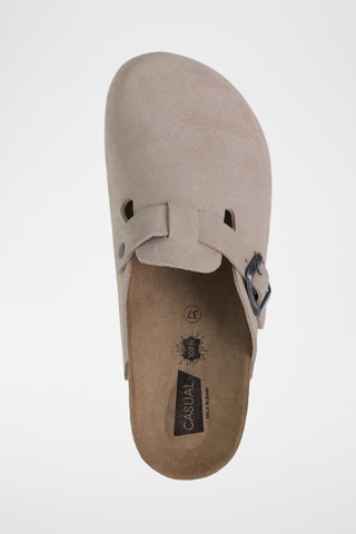 Sabots en nubuck - Beige