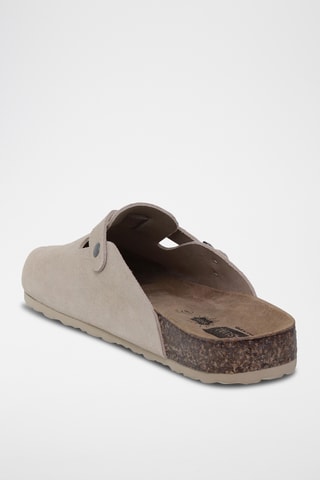 Sabots en nubuck - Beige