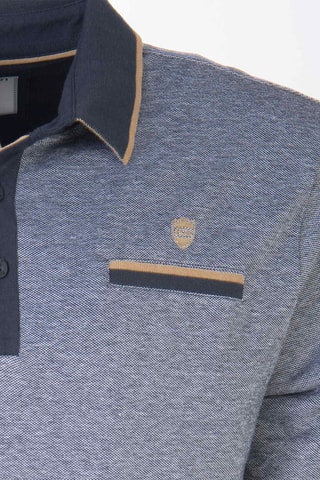 Polo Medrito - Beige y negro