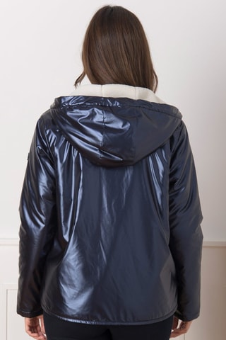 Coupe-vent à capuche - Bleu