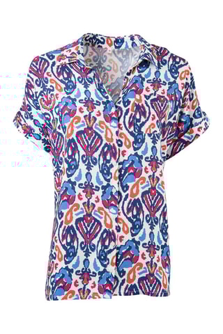 Camisa Elapy - Azul - Branco, vermelho e azul