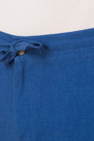 Bermudas de lino - Azul