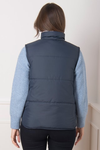 Doudoune sans manches réversible - Beige