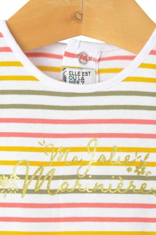 Robe Elassia BB - Blanc, jaune et rose