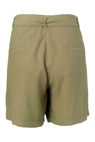 Short en lin - Vert