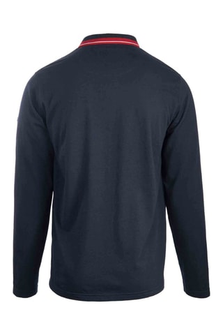 Polo - Blanco y azul