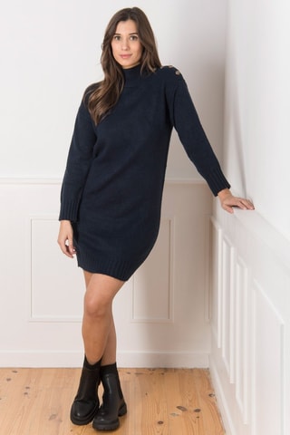 Vestido jersey - Azul